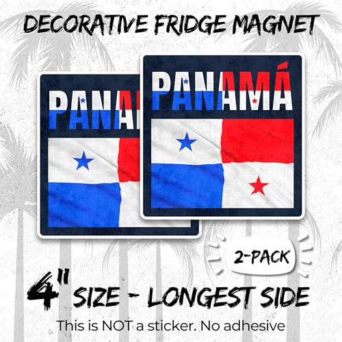 Imán decorativo bandera Panamá 4 pulgadas pack 2 miniatura 2