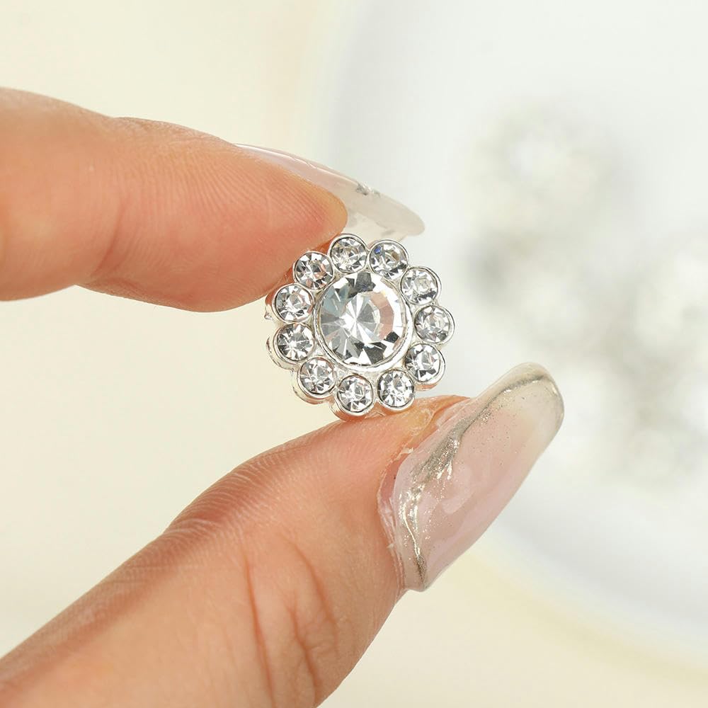 4pz Bottoni * * con Strass 15mm 20mm 24mm Eleganti e Scintillanti Multicolore per Accessori Fai-da-te Abbigliamento, Decorazioni per Cappotti da Matrimonio e Giacche * Ornamenti per * | Perline