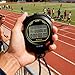 BOSREROY Sports Stopwatch Ys-810F, 0.01 Second Accuracy, 100 Lap Memory, Pacer, Clock, Alarm, Waterproof