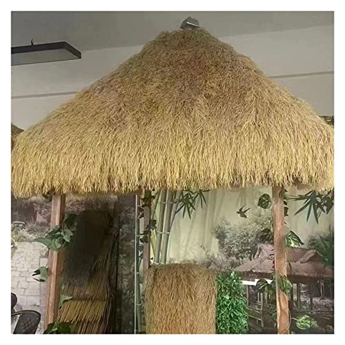 Rollos de techo de paja sintética mexicana para decoración de bar Tiki, ciega de pato, techo de paja de palma, techo de paja para valla de fiesta, tamaño de 39.4 pulgadas