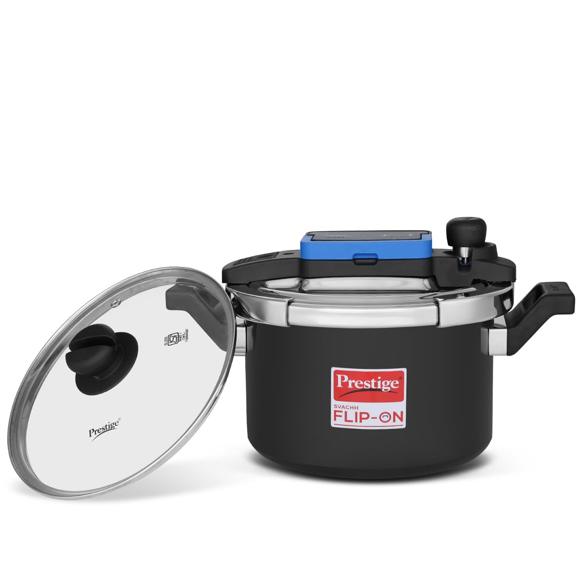 Hard Anodised Svachh Flip-On Cooker 5.0 LTR | Induction Compatible Pressure Cooker | MPF20161