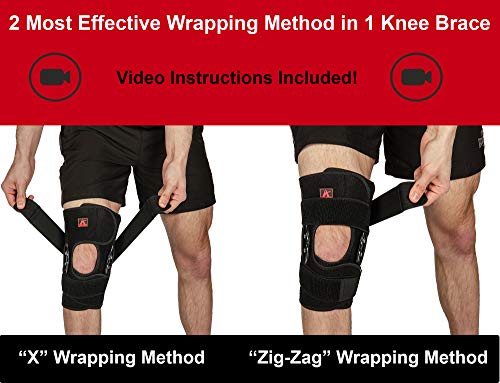 Hinged Knee Brace Support With Strap & Side Patella Stabilizers For Protection & Pain Relief For Arthritis, Meniscus Tear, Acl, Mcl - Sports Compression Wrap For Running & Recovery - Men & Women (Xl) #TOP3