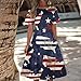 July 4th Dresses Casual Fashion Independence Day Short Sleeve Graphic O Neck Maternity Dressy 4th of July Outfits Vestidos De Verano para Mujer 2025 Blue