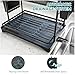 Simple Trending Dish Drying Rack, 2-Tier Dish Rack for Kitchen Counter, Large Dish Drainers Sink Organizers and Storage, Black