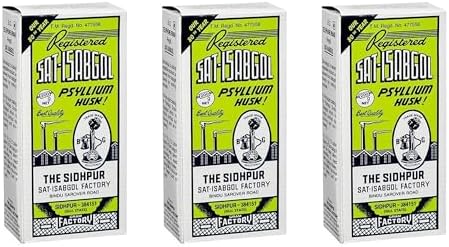 Psyllium Husk (Sat-Isabgol) 200 Gram 3 Pack