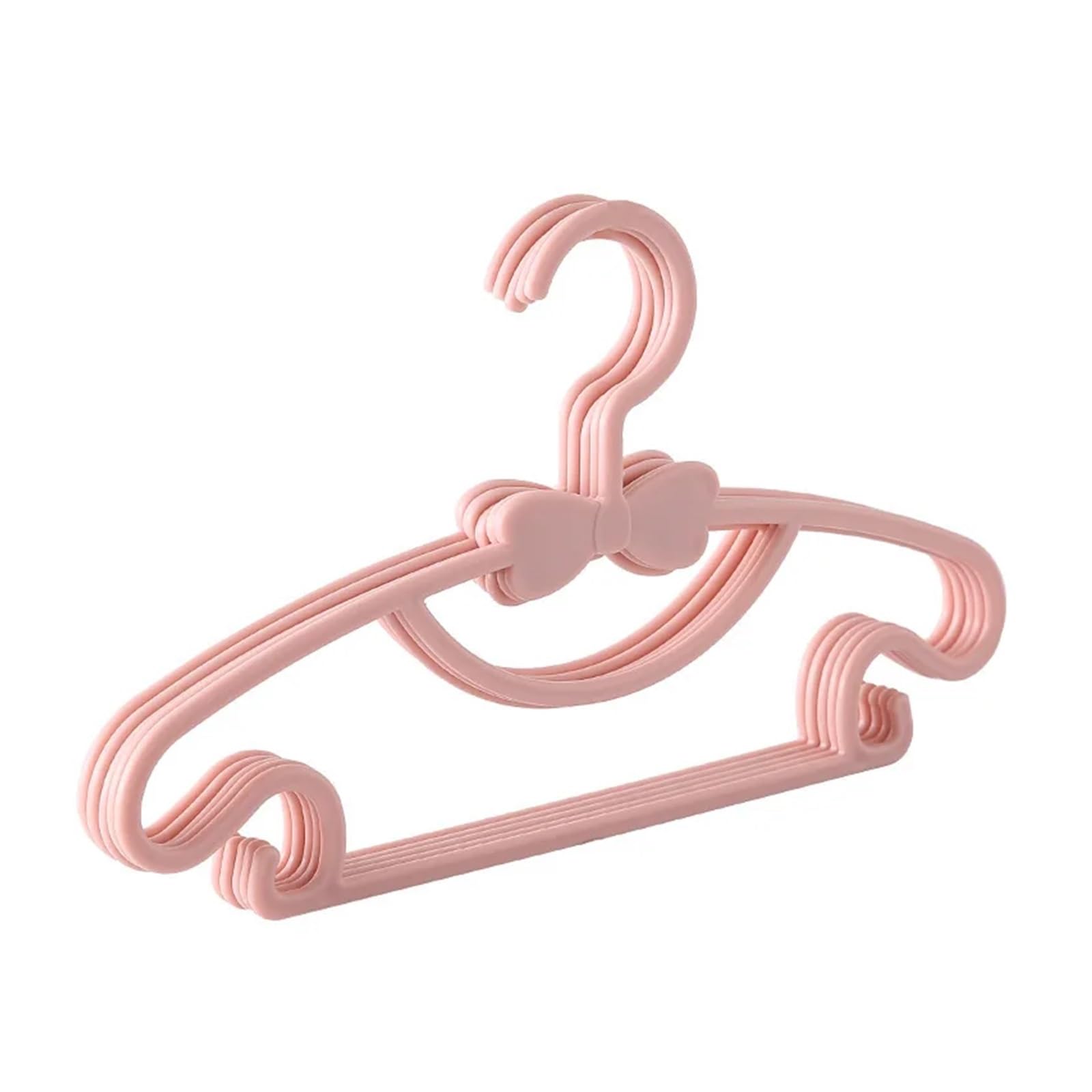 KFGISD, Hangers Coats Storage Hanger Closet Organizer Clothes Hanger Racks Portable Display Plastic Hangers Home ，Hangers(Pink,10)