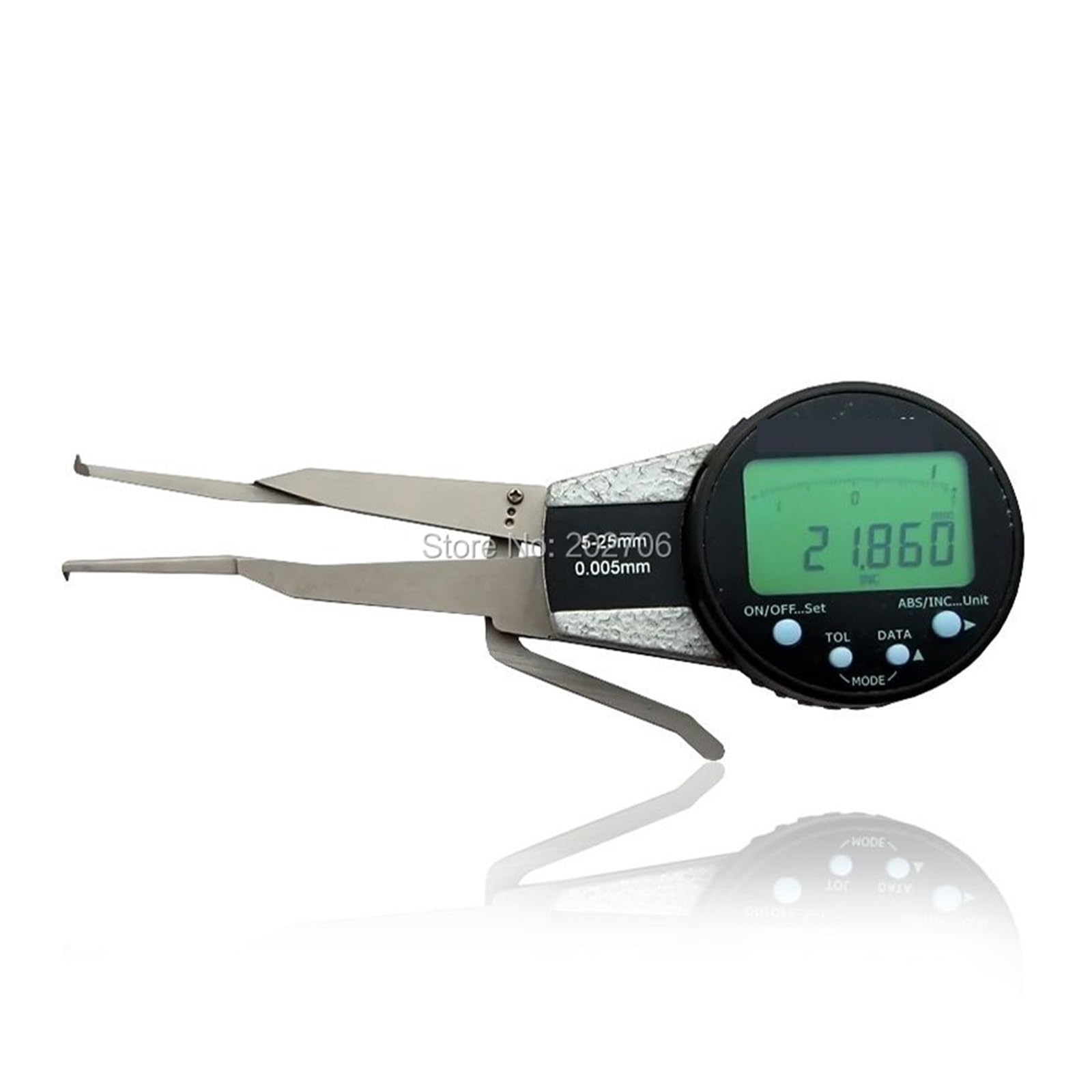Gqnblvhzupdm Outside 10-30 0.01Mm Micrometer, 5-15/5-25/10-20-30-40-50-60Mm Digital Inside Outside Caliper Rotatable Dial Measuring Bore Groove Abs Micrometer(Outside 10-30 0.01Mm)