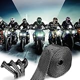 15M Hitzeschutzband Auspuff, Dichtband Hitzeschutz Auspuff, Hitzeschutzband Motorrad...