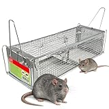 MANIUPULATION HYGIÉNIQUE ET SÛRE – Une fois l'animal capturé, le piège peut être transporté facilement sans avoir à toucher le rongeur ou le mécanisme. Aucun contact direct, idéal pour une hygiène parfaite à la maison, à la ferme ou en entreprise.