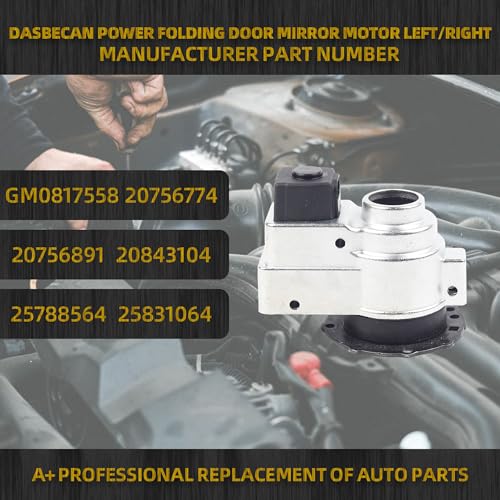 image for Dasbecan GM0817558 Door Mirror Power Folding Motor Compatible with 200