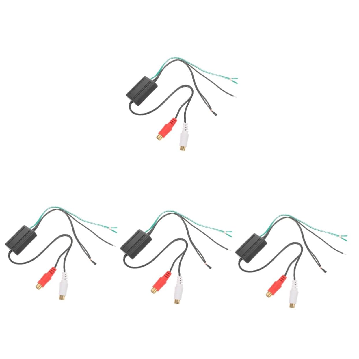 PartyKindom 4pièces Câble Audio Stéréo pour Voiture Adaptateur Haut-Parleur Câble De Remplacement pour Système Audio Automobile Et