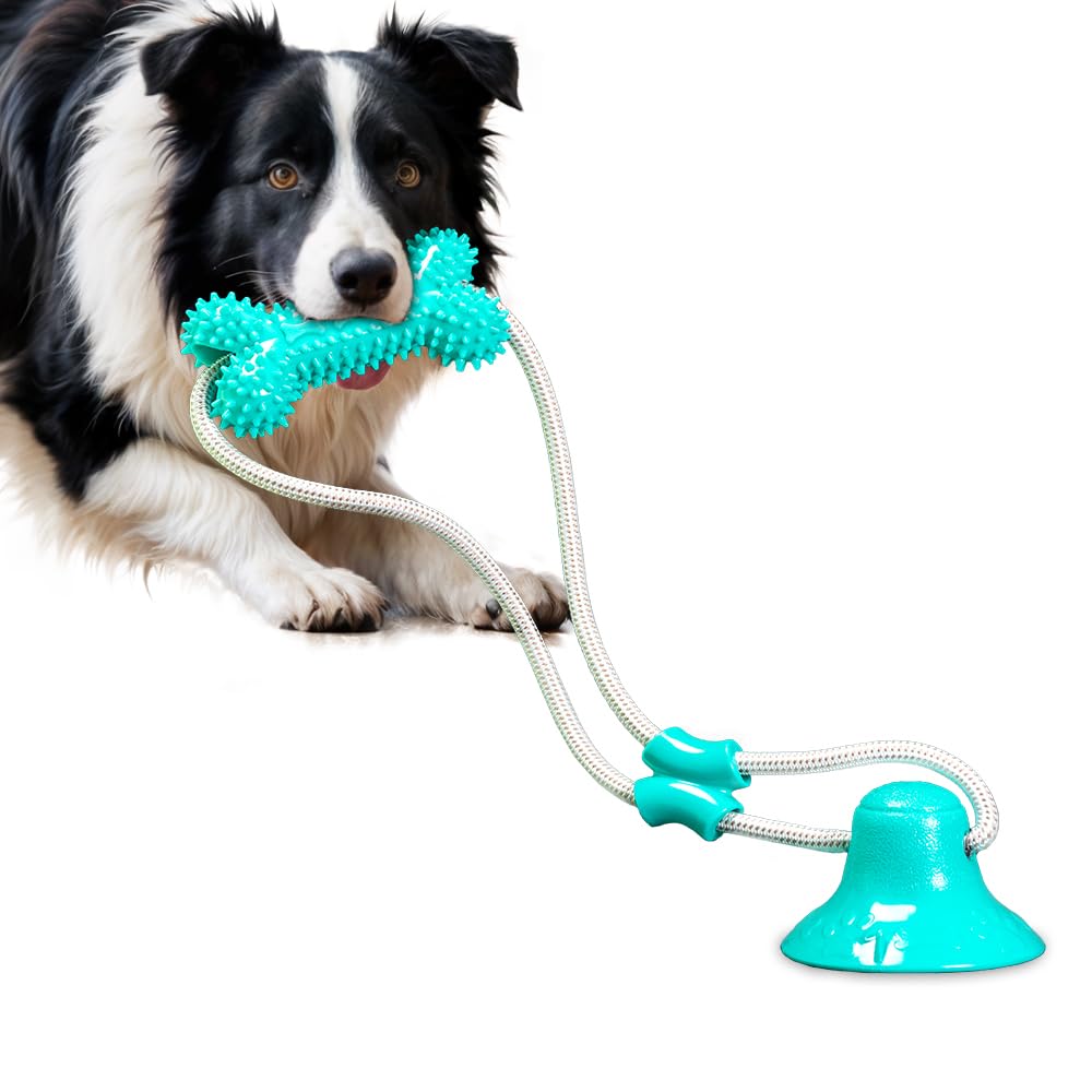 Giochi Interattivi 4 Corda Giocattolo Per Cani - Giochi Di Cotone Per Masticazione, Pulizia Denti E Interazione Per Dentizione E Pulizia Denti - 4