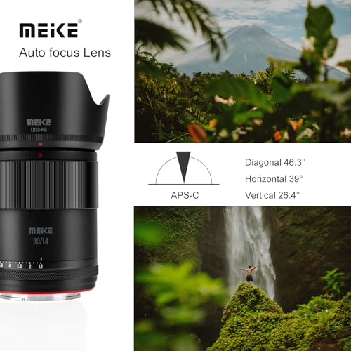 Image of Meike 33mm F1.4 APS-C AF Sony E Mount Prime Lens with Large Aperture for FX30 A6400 A5000 A5100 A6000 A6100 A6300 A6500 A6600 A6700 ZV-E10 ZV-E10 Mark II