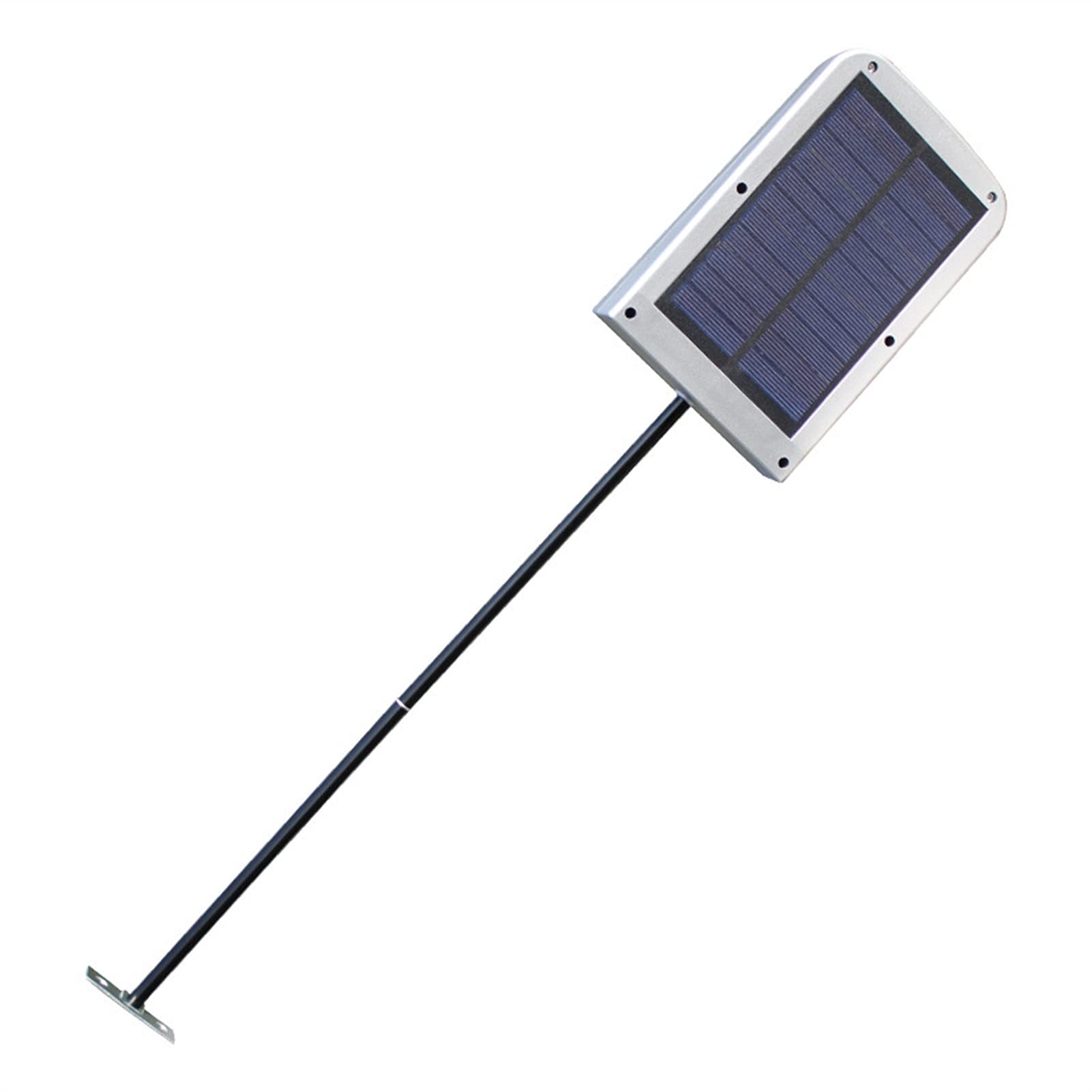 Światła na zewnątrz Outdoor Household LED Ludzkie Ciało Indukcyjne Wodoodporna Solar Ogrodowa Lampa Oświetlenie Lampa Elektryczna Lampa uliczna (Size : Silver)