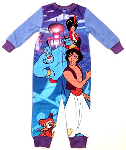 Disney Aladdin - Pijama para niño (forro polar) Azul multicolor 2/3 Años