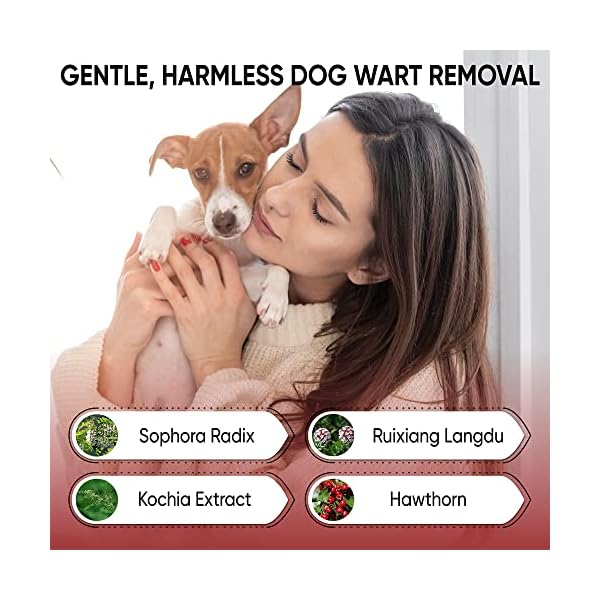 Lazy Pets Dog Wart Remover - Herbal Treatment for Canine Warts and Skin Tags