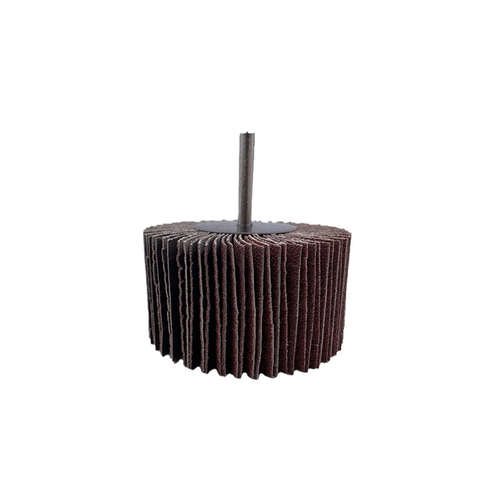 10-częściowy zestaw kół klapowych montowanych, 1/4" trzpień, materiał ścierny do produkcji metalu(25x25x6mm, 120GRIT_10PCS)