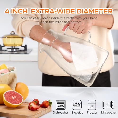 30% Off Aofmee 1 Gallon Glass Pitcher with Lid & Spout