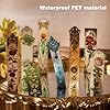 Miyouluna 120PCS PET Strip Stickers, Gothic, Rose, Baroque, Emerald, Amber and Snow Style Designs in Vintage Aesthetic, Scrapbook and Journal Labels, Transparent Waterproof DIY Supplies #2