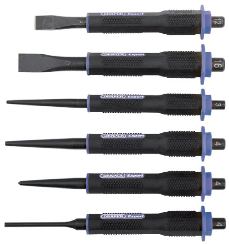 Draper 44946 Expert 6 Piece Soft Grip Chisel And Punch Set