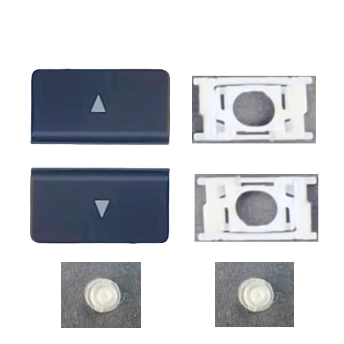 Replacement 2Pcs Up/Down Arrow Keycaps Keys and Hinges and Silicone Rebound Cup are Fit for MacBook Pro/Air 13/15'' A1425 A1502 A1398 A1369 A1466