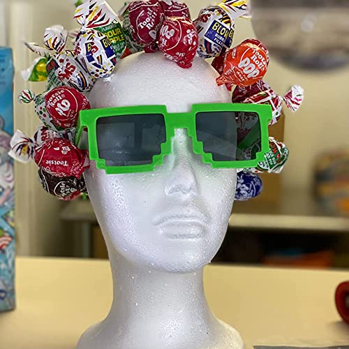CHIVENIDO Styrofoam Wig Head - 2PCS Female Foam Mannequin Head Stand and Holder for Style, Model and Display Hair, Hats and Hairpieces, Mask for Home, Salon and Travel