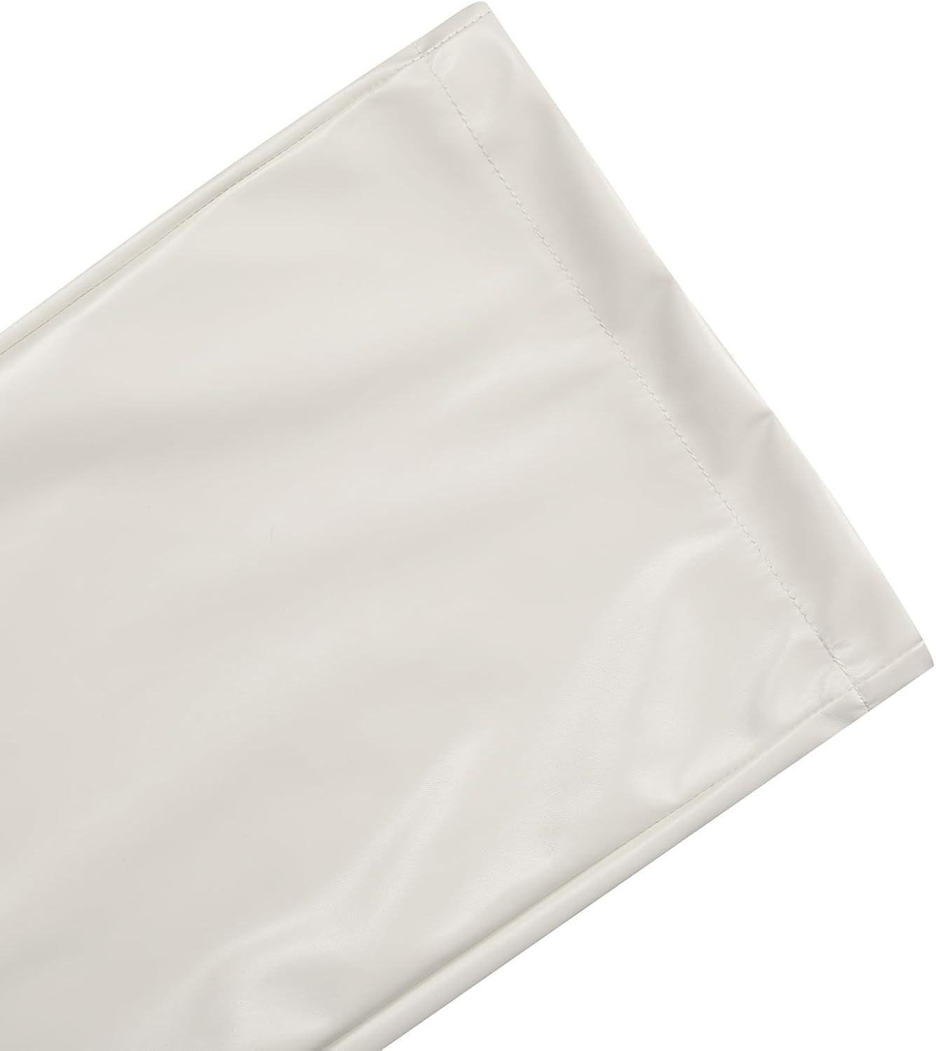 WOKANSE Womens PU Leather Stretchy 2 Piece Outfit Belted Sleeveless Halter Tops and Straight Leg Pants Set with Pocket