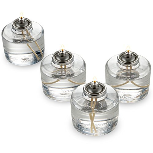 Liquid Votive Candles Fuel Cells - 15 Hour Burn Time - Set of 96 - Disposable - Made in USA