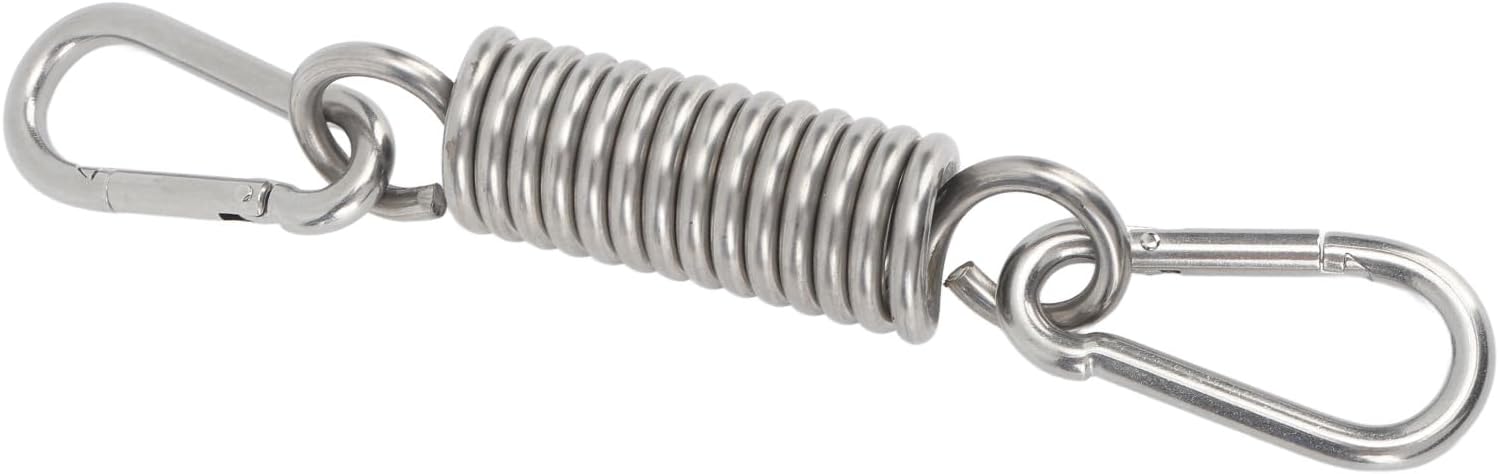 SUNGOOYUE Heavy Duty Spring, 304 Stainless Steel Hook for Punching Bags, 200kg Capacity, Ideal for Hammock Chairs, Aerial Yoga