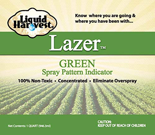 Liquid Harvest Lazer Green Concentrated Spray Pattern Indicator - 1 Quart (32 Ounces) - Perfect Weed Spray Dye, Herbicide Dye, Fertilizer Marking Dye, Turf Marker and Herbicide Marker - Thumbnail 4