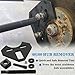 Binazon 40100 Hub Remover, 40100 Hub Remover Tool Sets Fits for 5, 6, and 8 Lug Hub Assemblies on Cars Or Trucks (1/2