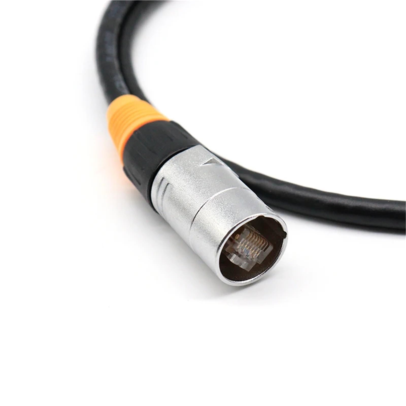 Câble Ethernet RJ45 étanche IP65 - Câble de raccordement CAT6 pour l'extérieur, la scène et l'utilisation industrielle (1 m, 2 m, 3 m, 5 m, 10 m, 20 m) (5 mètres)