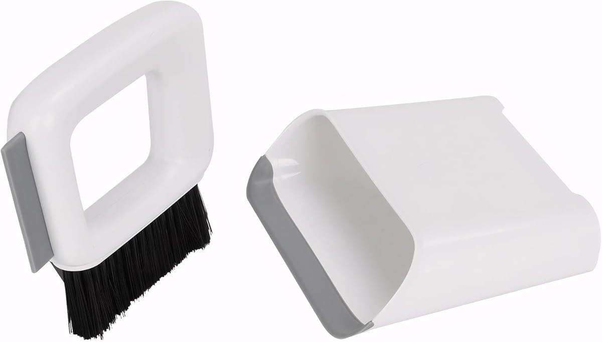Mini Dustpan and Brush Sets Broom Perfect Fit Portable Handheld for Keyboard Bedroom Bathroom Kitchen Counter Camping Tent BBQ Table