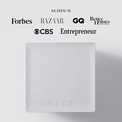 Miniatura 7 de Carepod Cube Plus X50V Humidificador de Acero Inoxidable - Fácil de Limpiar, 3 Ajustes de Nivel de Vapor, Función de Humedad Automática y Apagado