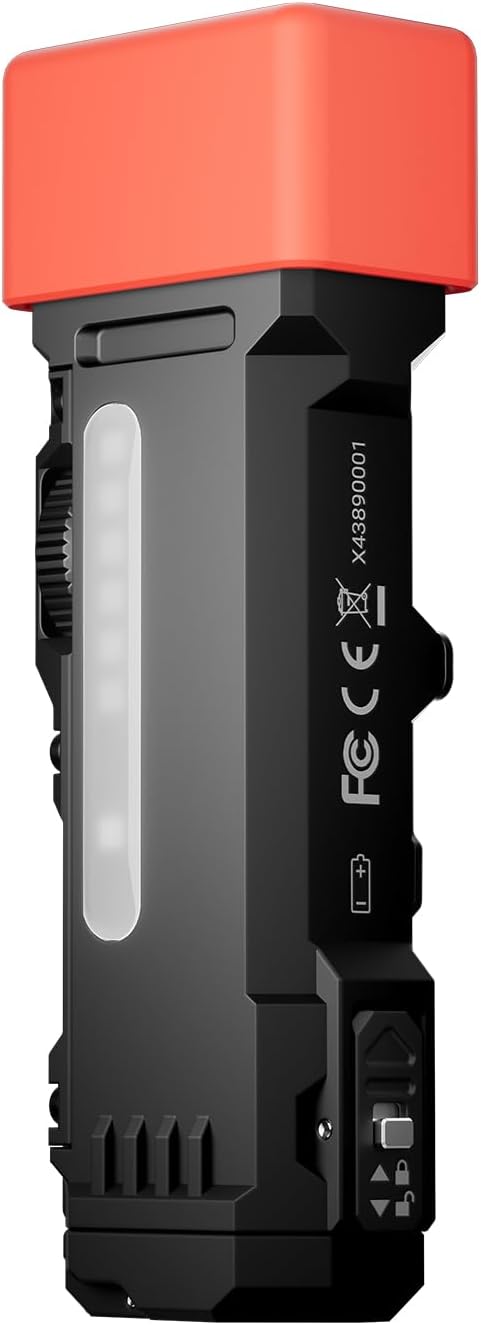 WUBEN AC3 Flashlight Diffuser Durable, Lamp Caps for X2Pro/X4 Flashlight, for Camping, Emergencies and Outdoor (Red)