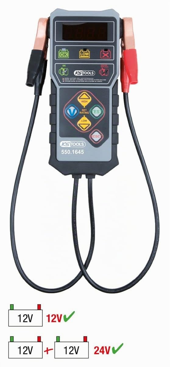 KS Tools 550.1645 12V Digital-Batterietester
