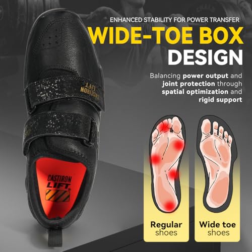 Image of Weightlifting Shoes, Powerlifting Shoes Gym Shoes for Crossfit Lifting Footwear, Weight Lifting Shoes for Heavy Lifting Deadlifting Weight Training, Squat Shoe for Men Women