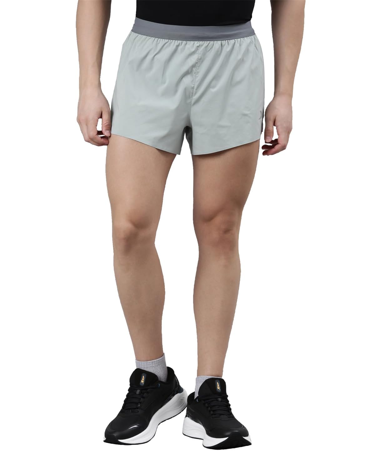 XTEP Elasticity Gym Shorts for Men, Comfortable, Lightweight Workout Shorts with Slit Design, Ideal for Beginners, Sports, and Fitness Training-image-32