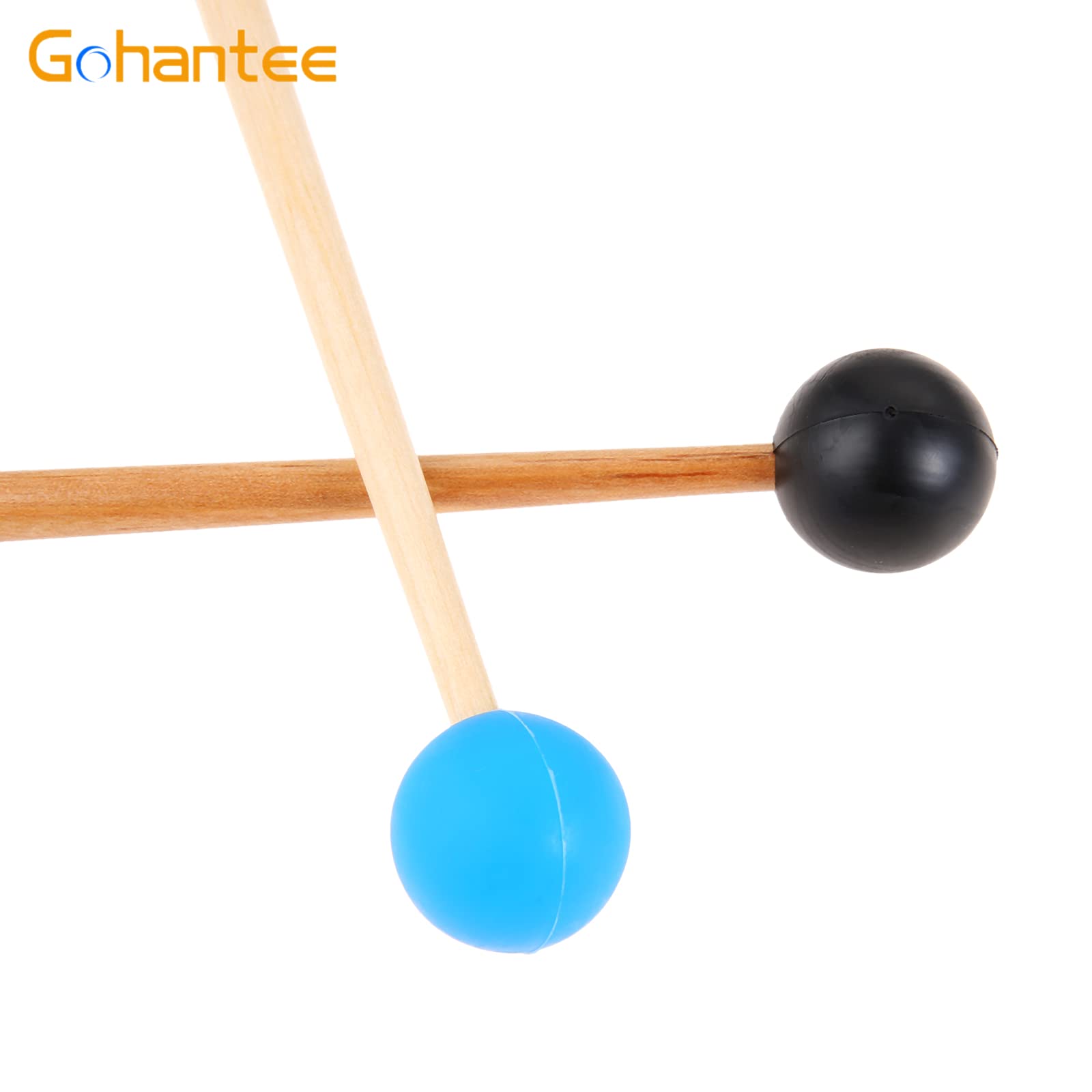 Gohantee Juego de 8 tenedores de afinación de chakra plateada+2 martillos de sonido (256Hz, 288Hz, 320Hz, 341.3Hz, 383Hz, 426.6Hz, 480Hz, 512Hz)