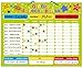 Fridgemagic Recompensa magnética / Star / Responsabilidad Gráfico / Comportamiento Durante un máximo de 3 niños. Tablero rígido de 16 "x 13" (40 x 32cm) con Gancho para Colgar