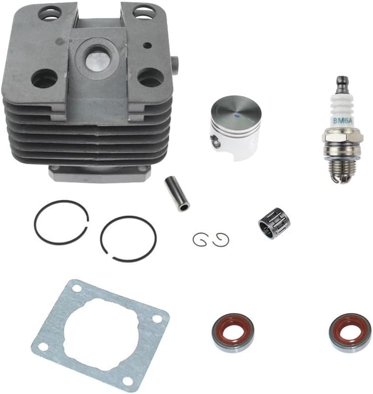 Cylinder Piston Kit 35mm Fit for Brushcutter Earth Auger FS120 BT120 BT121 41340201213 41340201218
