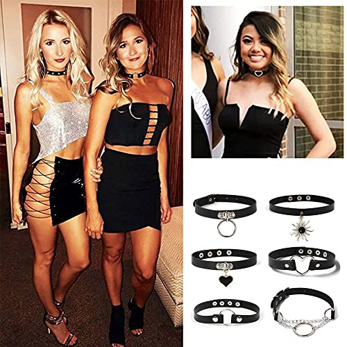 Girocollo da Donna in Vera Pelle, con Ciondolo a