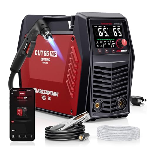 ARCCAPTAIN iControl [CNC] Plasma Cutter CUT65 MP with APP Control, Non-HF Blowback Pilot Arc, 65A...