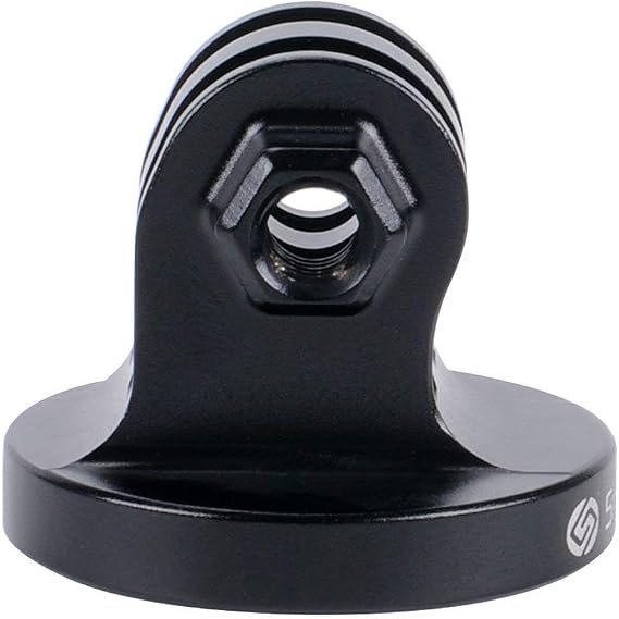 Smatree Aluminum Tripod Mount Adapter Compatible for Insta360 X5, Gopro Hero 13,12, 11, 10, 9, 8, 7, 6, 5, 4, 3+, 3, 2, 1 HD, Compatible with DJI OSMO Action 5 Pro/4/3 Camera
