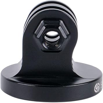 Smatree Aluminum Tripod Mount Adapter Compatible for Insta360 X5, Gopro Hero 13,12, 11, 10, 9, 8, 7, 6, 5, 4, 3+, 3, 2, 1 HD, Compatible with DJI OSMO Action 5 Pro/4/3 Camera