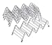 Taco Holder 4 Pack Stainless Steel Taco Stand Taco Rack Space for up to 14 Hard or Soft Shell Tacos