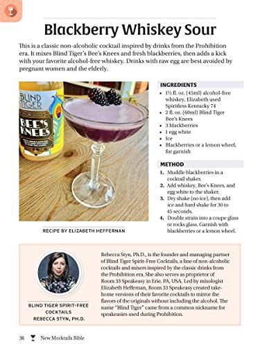 Image of New Mocktails Bible: All Occasion Guide to an Alcohol-Free, Zero-Proof, No-Regrets, Sober-Curious Lifestyle (Fox Chapel Publishing) 250 Tasty Drink Recipes Made with Fresh Ingredients