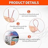 840 Pcs Breadboard Jumper Wires Kit, 14 Lengths Preformed 2-125mm Wires with Storage Case and Tweezers, Solderless Flexible Breadboard Cables Set for Breadboards DIY and Laboratory Circuit Boards - Image 3