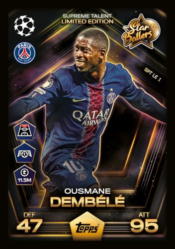 Image of Topps UEFA Champions League Match Attax Update Collection 2025 Trading and Collectible Card Game (Star Ballers Pack #2)
