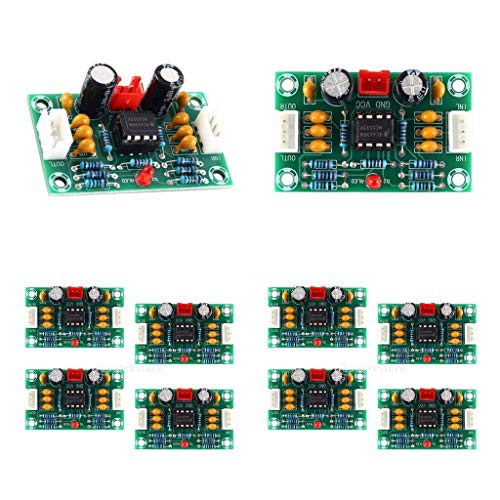 kowaku Módulo Pré-amplificador Operacional NE5532 de 10 Peças 2 Canais DC 12-30V Estéreo
